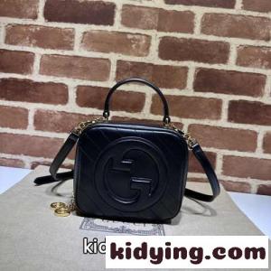 グッチ コピー ブロンディ トップハンドルバッグ スーパーコピー 2WAY ハンドバッグ ブラックkid26PruuCe