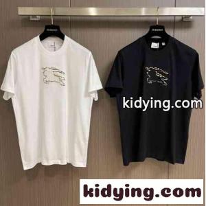 チェックEKD コットンTシャツ バーバリー スーパーコピー Tシャツ コピー クルーネック 半袖kid26ea0Hrq