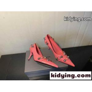 Cagole 8.5cm パンプス バレンシアガ スーパーコピー パンプス コピー レディース ピンヒール ピンクkid26XX5DCi