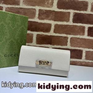 インターロッキングG パイソン ボウ付き ウォレット グッチ スーパーコピー 財布 コピー 長財布 ホワイトkid26GDGHva