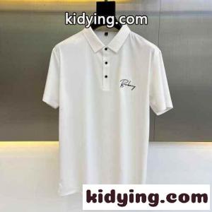 洗練された ビジネス カジュアル 半袖 ポロシャツ バーバリー コピー Tシャツ コピー ホワイトkid265nG15D