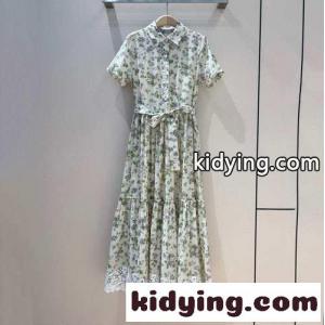 女子力アップ 花柄 プリント ロングワンピース クリスチャン・ディオール コピーブランド ワンピース コピーkid26Kviyay
