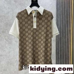 GGコットンジャカード ポロシャツ グッチ コピー Tシャツ コピー メンズ トップスkid268zy0Lj