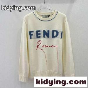 シンプル 可愛い クルーネック 長袖 フェンディ コピー セーター コピー レディース ファッションkid26zam4Dy