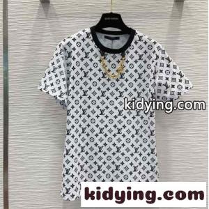 定番 人気 3DモノグラムTシャツ ルイヴィトン ブランド コピー Tシャツ コピー 半袖 コットンkid26jaqKnC