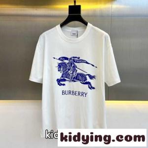 ベーシック 着回し ロゴ クルーネック バーバリー スーパーコピー Tシャツ コピー メンズ 半袖 トップス ホワイトkid26iCaWjm