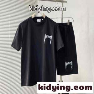 定番 カジュアル ショートパンツ 半袖Tシャツ 2点セット バーバリー スーパーコピー メンズ コピーkid26KriSPz