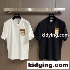 おしゃれ シンプル クルーネック バーバリー コピー Tシャツ コピー 半袖 トップスkid26e4HHXr