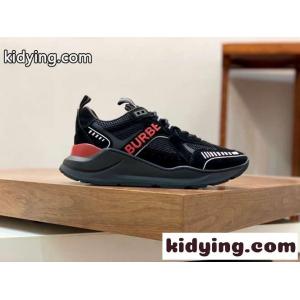 burberry コピー ロゴ スエード＆メッシュ スニーカー バーバリー コピー スニーカー コピー メンズkid26KraqGj