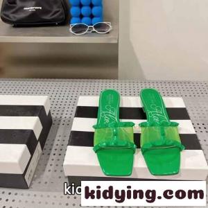 人気 春夏 チュール スタッズサンダル ミュール ヴァレンティノ コピーブランド サンダル コピー グリーンkid26uqCqCm