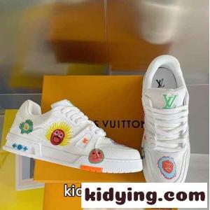 LV × YK LV トレイナー･ライン スニーカー ルイヴィトン コピーブランド スニーカー コピー 人気 ホワイトkid268jeaCC