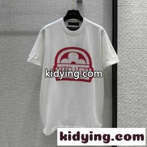 コットンショートスリーブクルーネックTシャツ ルイ・ヴィトン Tシャツ コピー ユニセックスkid269bSLXb