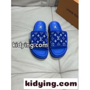 マイアミ・ライン ミュール ルイ・ヴィトン サンダル コピー メンズ ブルーkid26b49Dea