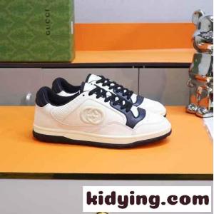 人気 ホワイト＆ブラック MAC80 メンズ スニーカー グッチ コピーブランド スニーカー コピー レースアップkid26fSjKHv