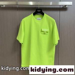fendi コピーブランド by MARC JACOBS イエローコットンTシャツ フェンディ コピーブランド Tシャツ コピー メンズkid26eu0fCC