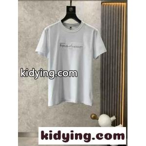 シンプル ロゴ 合わせやすい クルーネック サルヴァトーレ・フェラガモ Tシャツ コピー 半袖Tシャツ ホワイトkid268nia4f