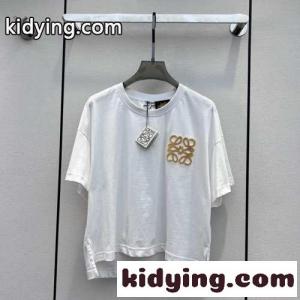 アナグラム コットン Tシャツ ロエベ コピーブランド Tシャツ コピー レディース ホワイトkid26Kfayee
