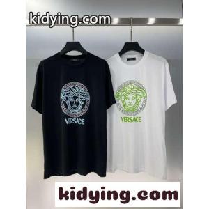 メドゥーサ ロゴ 半袖Tシャツ ヴェルサーチ コピーェ Tシャツ コピー レディースkid26Diumui