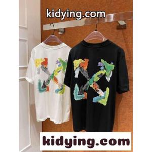 人気 おしゃれ ブラッシュアロー プリントTシャツ オフホワイト コピーブランド tシャツ コピー 半袖 トップスkid26DqGHra