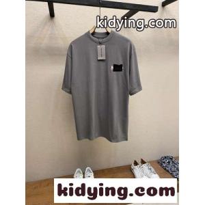 おしゃれ 人気 プリント クルーネック バレンシアガ ブランド コピー Tシャツ コピー 半袖 トップスkid26qSbSri