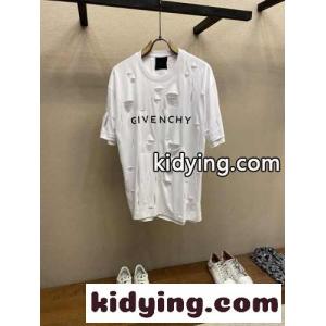 ダメージ加工 おしゃれクルーネックコットン ジバンシィ ブランド コピー Tシャツ コピー 半袖 トップスkid26im0z0f