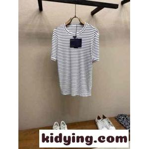 カジュアル 定番 クルーネック プラダ コピー Tシャツ コピー メンズ 半袖 トップスkid26mGbGvC