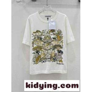 Étoile de Voyage テンセル ジャージー 半袖Tシャツ クリスチャン・ディオール コピーブランド Tシャツ コピーkid260byKnC