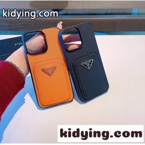 プラダ コピー スマホケース コピー カード収納 トライアングルロゴ付き アイフォンケースkid26b0r0ji