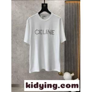 おしゃれ 快適 コットン クルーネック 半袖Tシャツ セリーヌ コピー Tシャツ コピー メンズkid26num8fi