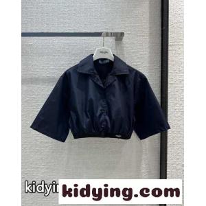 洗練された カジュアル おしゃれ クロップド トップス プラダ コピーブランド シャツ コピー レディースkid26HbCeSr