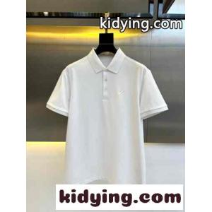 洗練された 上品 半袖 ポロシャツ エルメネジルド・ゼニア Tシャツ コピー ホワイトkid26vmKbye
