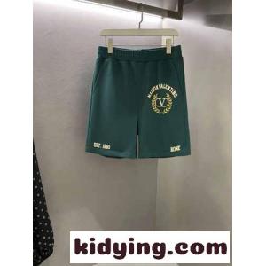 人気 Vロゴ プリント バミューダショートパンツ ヴァレンティノ スーパーコピー パンツ コピー メンズkid26491Dey