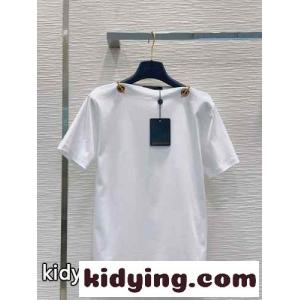 洗練された チェーンショルダー 半袖Tシャツ ルイ・ヴィトン Tシャツ コピー レディースkid26fyeuum