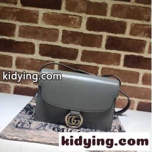 シンプル グッチ ブランド コピー 589474 GGマーモント ショルダーバッグ スーパーコピー グレーkid26baeC8b