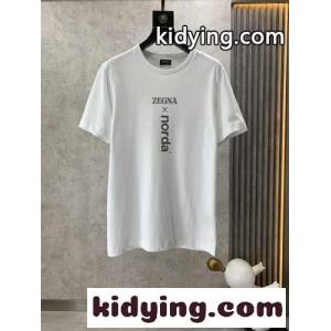 ZEGNA X NORDA プリントコットン 半袖 Tシャツ エルメネジルド・ゼニア Tシャツ コピー ホワイトkid268PvqKb