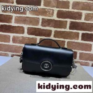 Petite GG ミニ ショルダーバッグ グッチ コピー バッグ コピー レディース ファッション ブラックkid26D0Lz8b