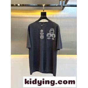クルーネック 半袖Tシャツ クロムハーツ コピーブランド Tシャツ コピー メンズ ファッションkid26fu8vOb