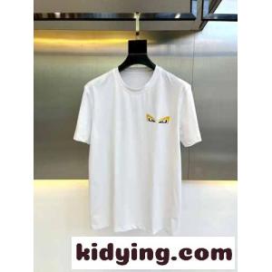 フェンディ コピー Tシャツ コピー メンズ ファッション クルーネック 半袖 トップスkid26PTnC0j
