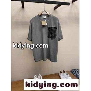 モノグラムモチーフ コットン オーバーサイズTシャツ バーバリー コピーブランド Tシャツ コピーメンズkid26namyWv