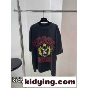 DIY COLLEGE カジュアル オーバーサイズ バレンシアガ コピーブランド Tシャツ コピー 半袖 トップスkid26O95nui
