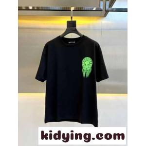 クロムハーツ スーパーコピー Tシャツ コピー コットン 半袖Tシャツ カジュアル 定番 ゆったり リラックスkid26SXfCuC