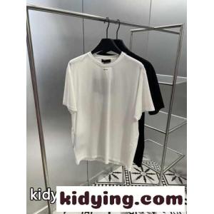 シンプル クルーネック ジャージーTシャツ プラダ スーパーコピー Tシャツ コピー ユニセックスkid26OreOnC