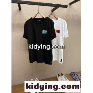 ベーシック 合わせやすい クルーネック フェンディ スーパーコピー Tシャツ コピー 半袖 トップスkid26WPXfSv