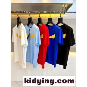 メンズ ファッション クルーネック フェンディ スーパーコピー Tシャツ コピー 半袖 トップスkid26W1LPDq