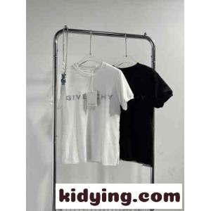ダブルレイヤー 4G チュール クルーネック 半袖Tシャツ ジバンシィ ブランド コピー Tシャツ コピーkid2615T5ri