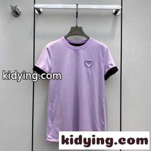春夏 ダブルレイヤー コットン ボッテガ・ヴェネタ Tシャツ コピー レディース トップスkid26qi4jGn