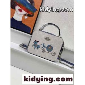 DISNEY X coach スーパーコピー コーチ スーパーコピー バッグ コピー レディース ダブルジップ ボックスショルダーバッグkid26WHbSXb