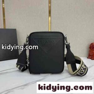上品 ファッション メンズ ショルダーバッグ プラダ コピー バッグ コピー ブラックkid26r8vGbe