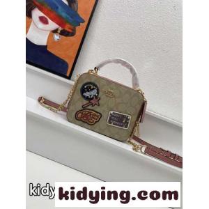 DISNEY X coach コピー レディース ボックスショルダーバッグ コーチ コピー バッグ コピー ダブルジップkid26PLziqi