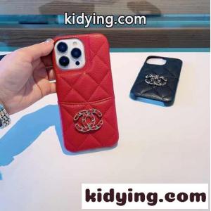 グレインレザー キルティング CCマーク カード収納 シャネル ブランド コピー アイフォンケース コピーkid26qeWf8v